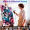 LET'S RESIN PAINT Airbrush Paint Set,42 colors with 3 Primers & 5 thinners,Water-Based Opaque & Neon & Iridescent Acrylic Paints Ready to Spray for Metal,Wood,Canvas